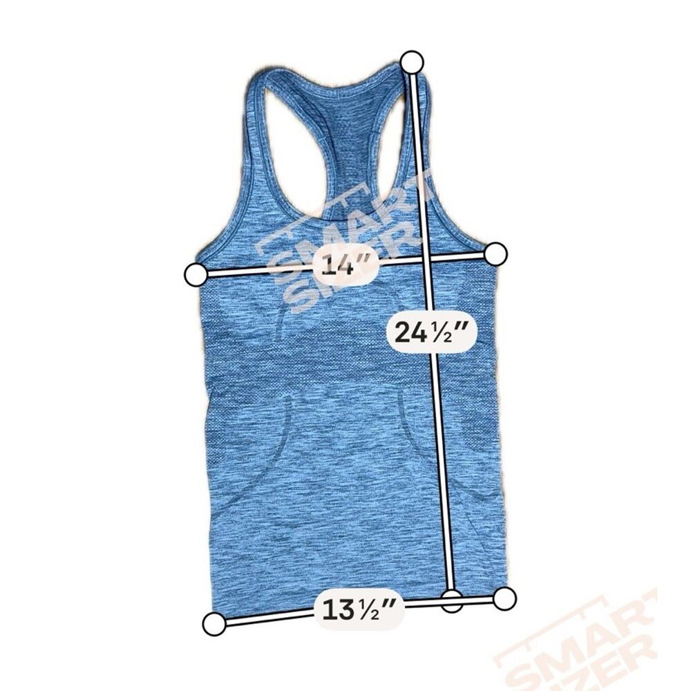 LULULEMON GRAY RACERBACK RUN SWIFTLY TOP SIZE 2 - Picture 3 of 3